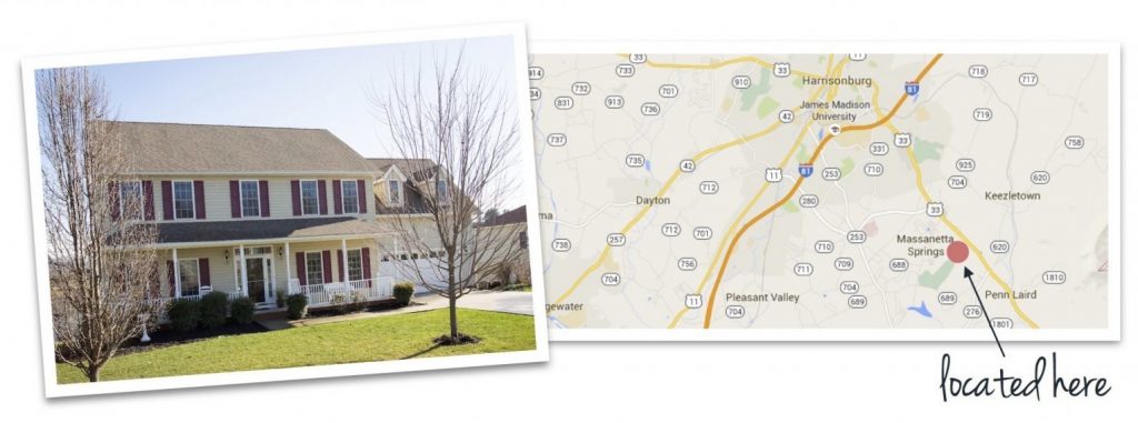 Madison Village house and map of neighborhood location